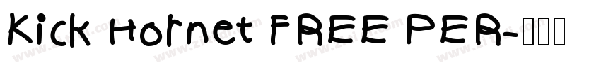 Kick Hornet FREE PER字体转换